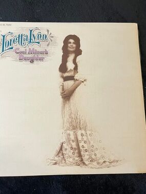 ❌SOLD
Loretta Lynn "Coal Miner's Daughter" Album Cover - Cream & Sepia